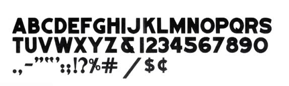 8" Wagner & Gemini Style Slotted Letter